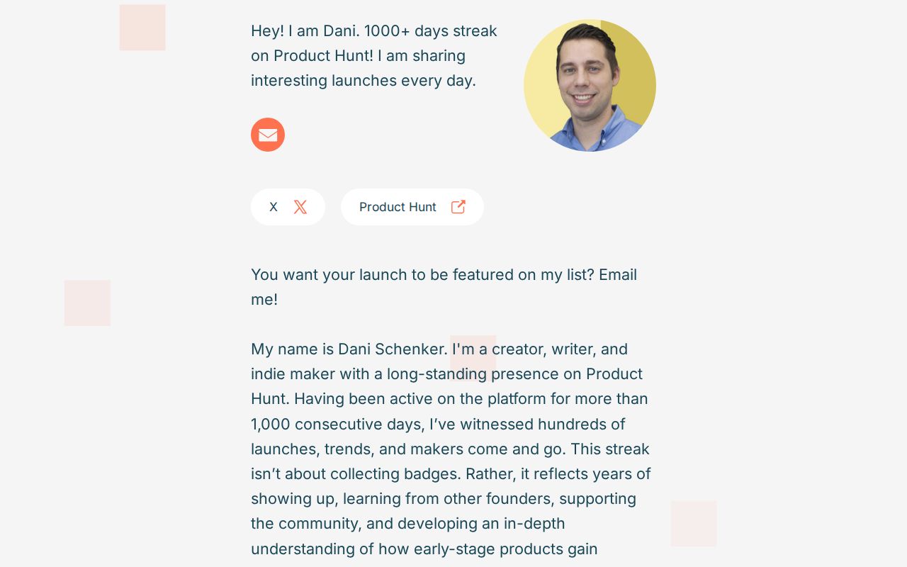 Carrd profile picture for @launches